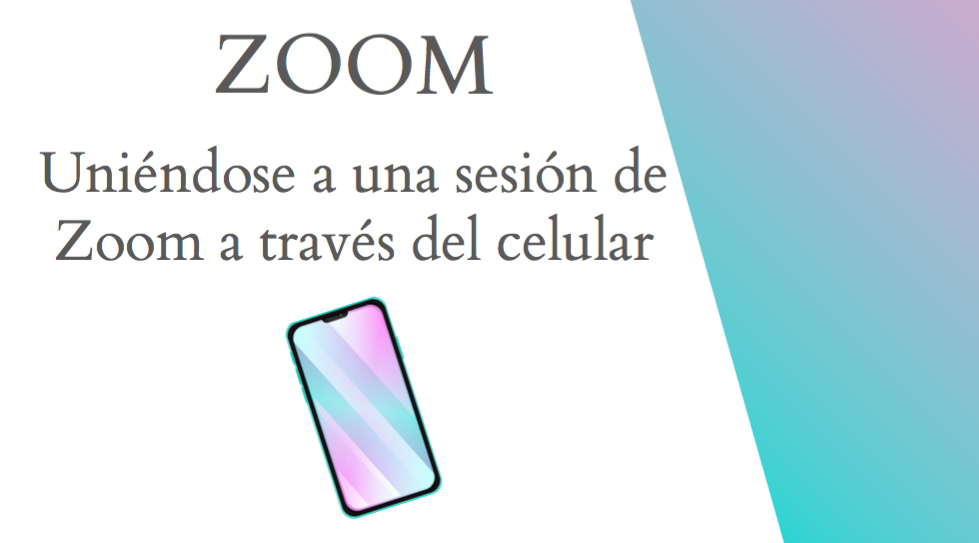Joining a Zoom meeting with a cell phone Spanish image